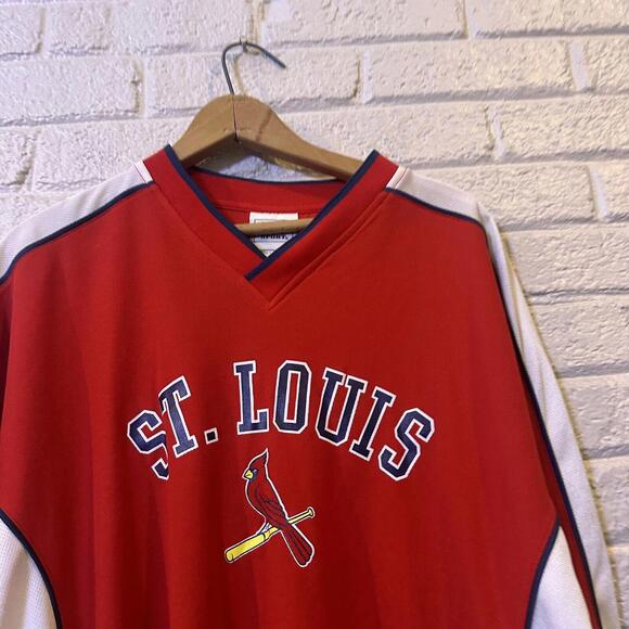 St Louis Cardinals Jersey Albert Pujols #5 Logos MLB Baseball Batting Shirt XL‎ - Picture 1 of 3